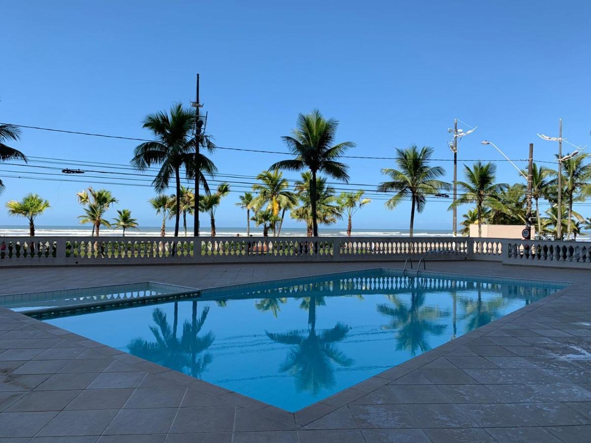 Apartamento Frente Ao Mar Com Varanda E Piscina Praia Grande Dış mekan fotoğraf